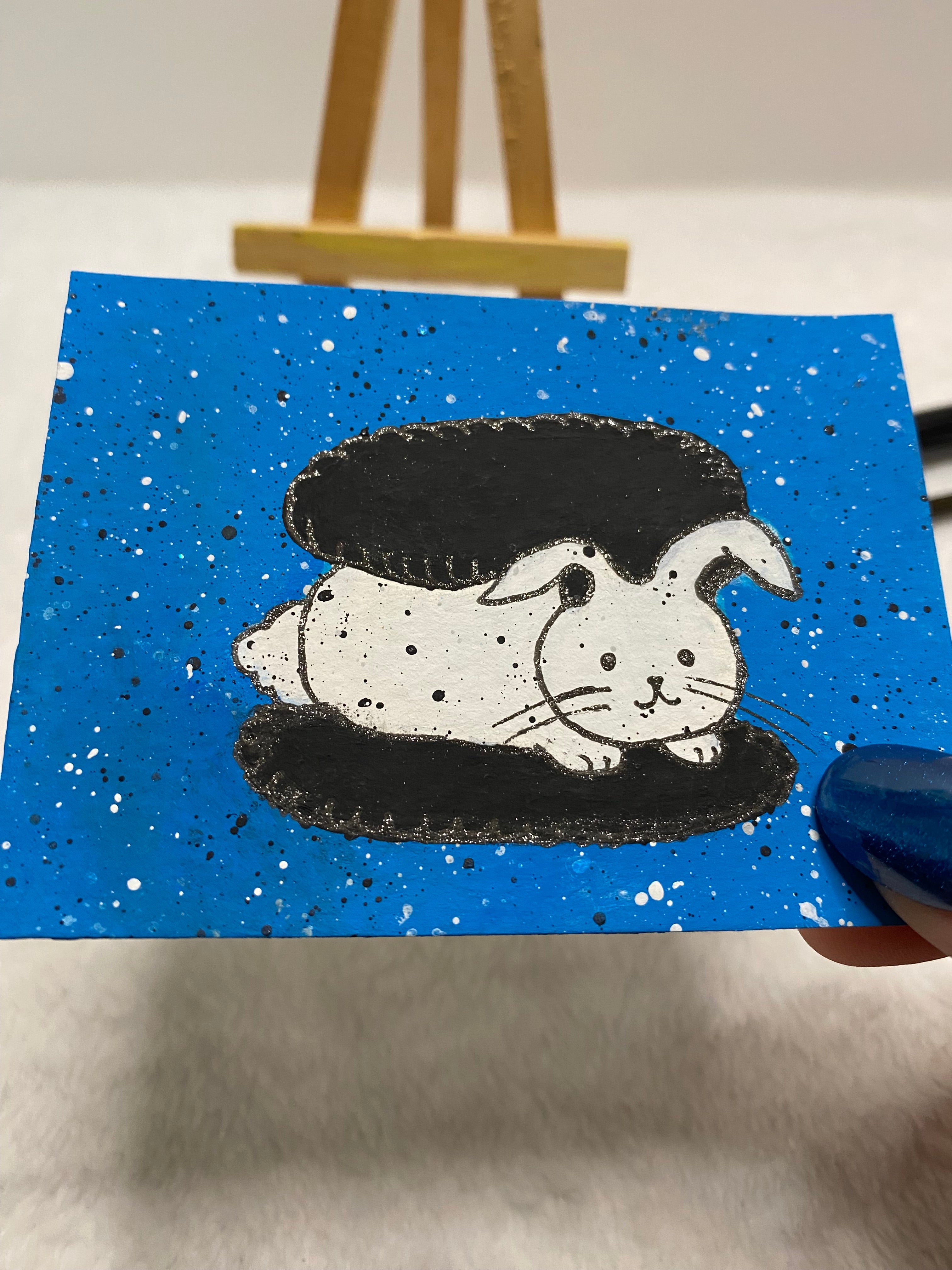 Oreo Bunny ACEO