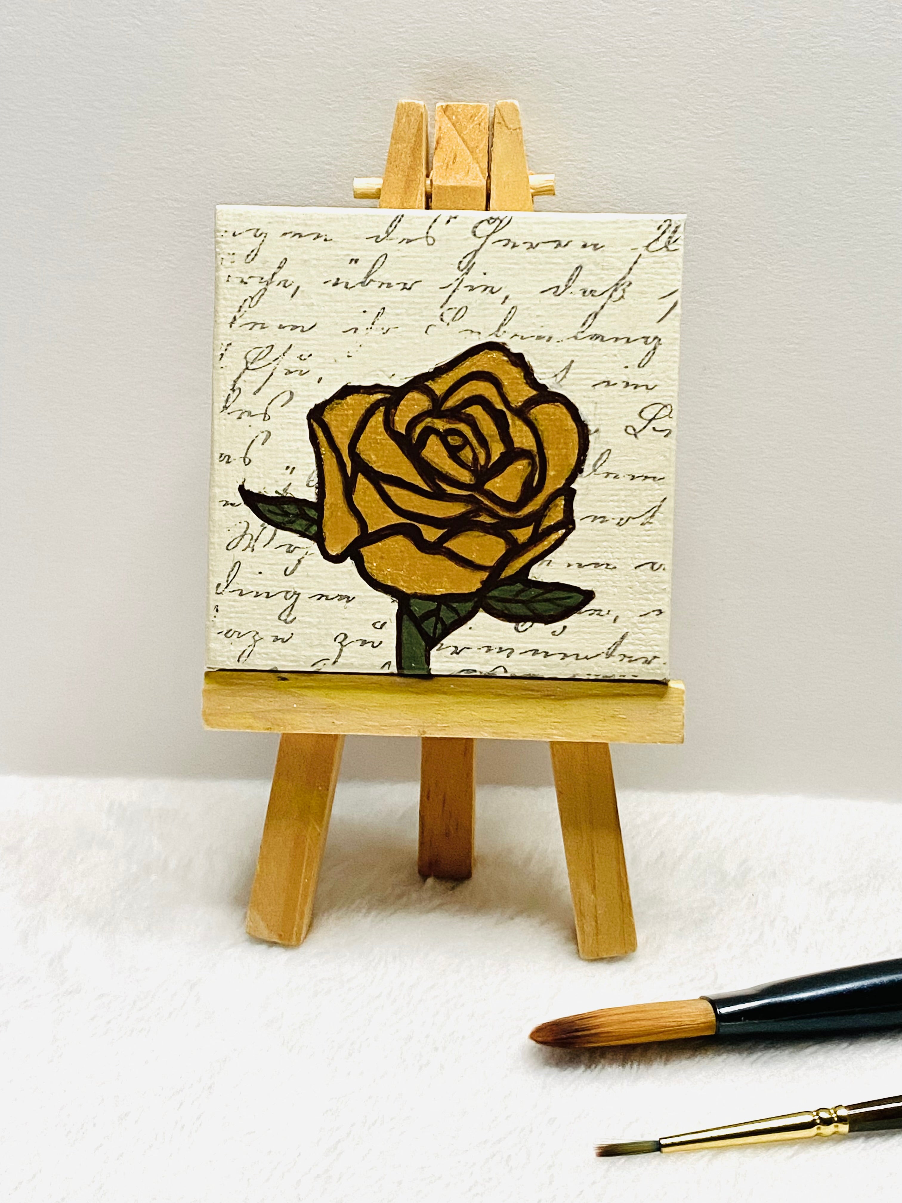 Scripture Rose Mini Canvas