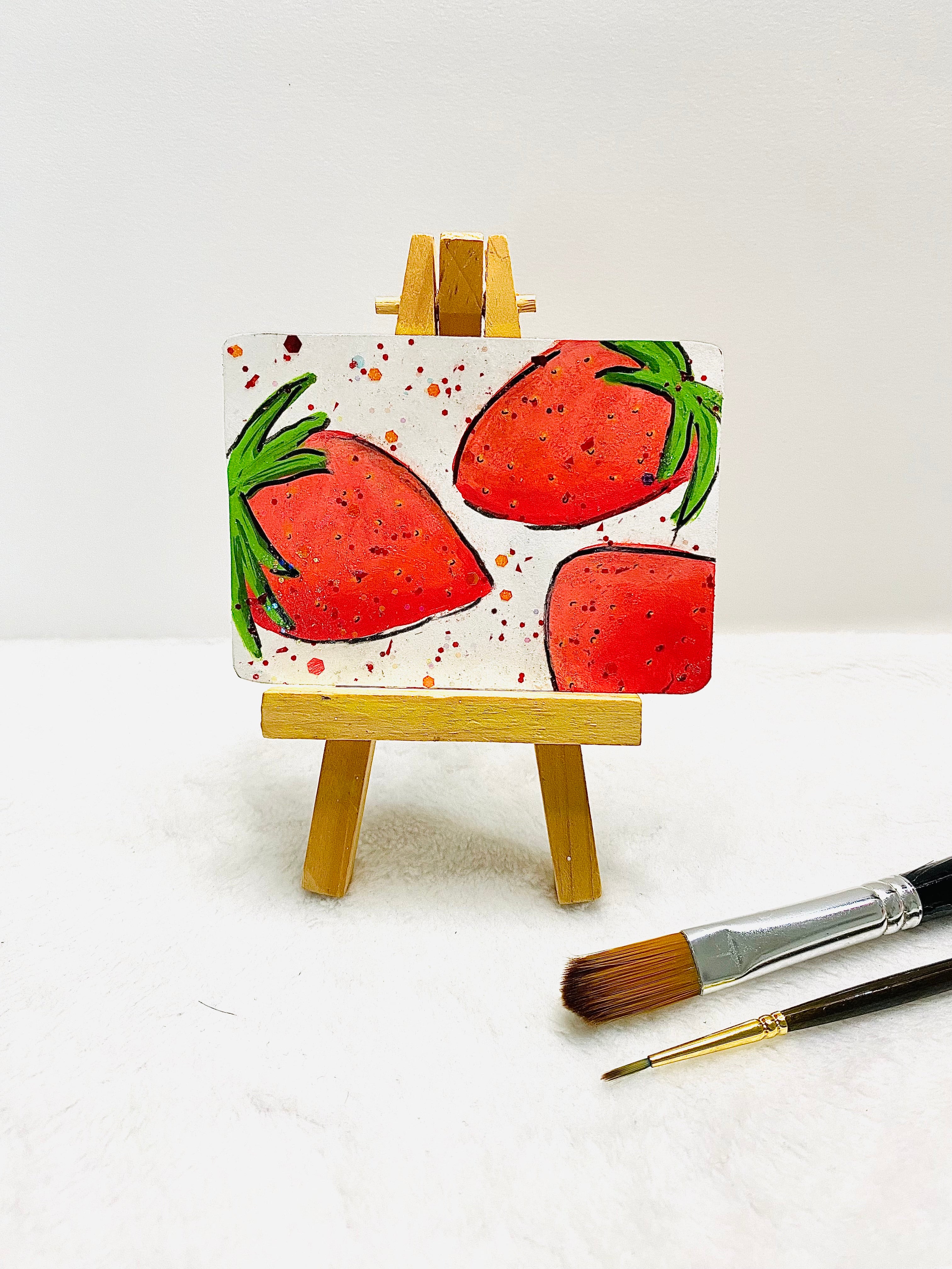 3 Strawberry’s ACEO