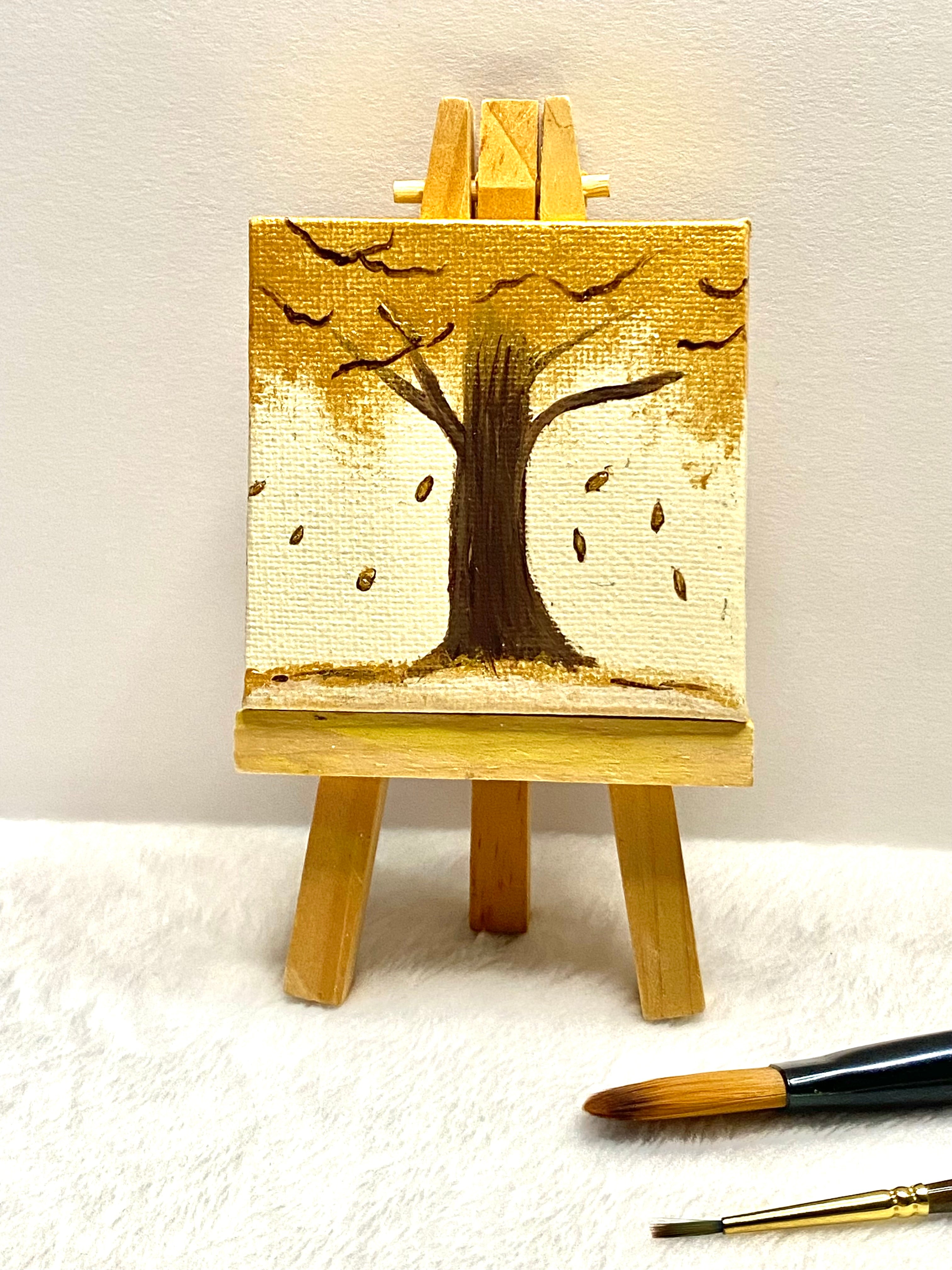 Gold Tree Mini Canvas