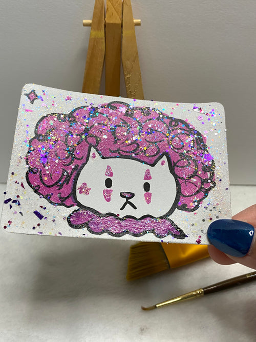 Cat Clown ACEO