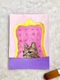 Cat at Table ACEO