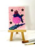 Pink Robin ACEO