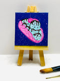 Galaxy Ice Cream Taco Mini Canvas