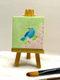 Blue Bird Mini Canvas