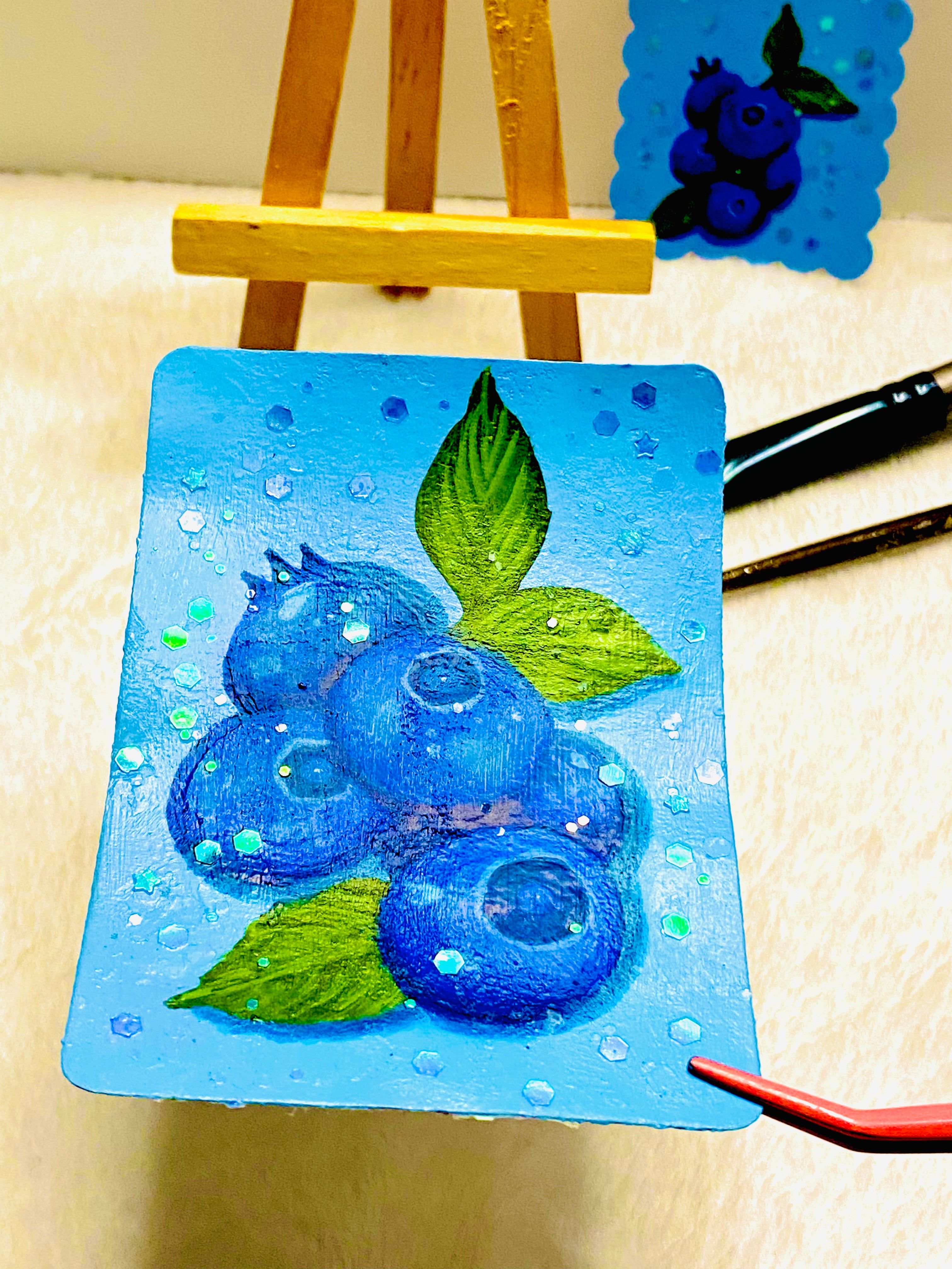 Blueberry ACEO