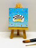 Zebra Cake Mini Canvas