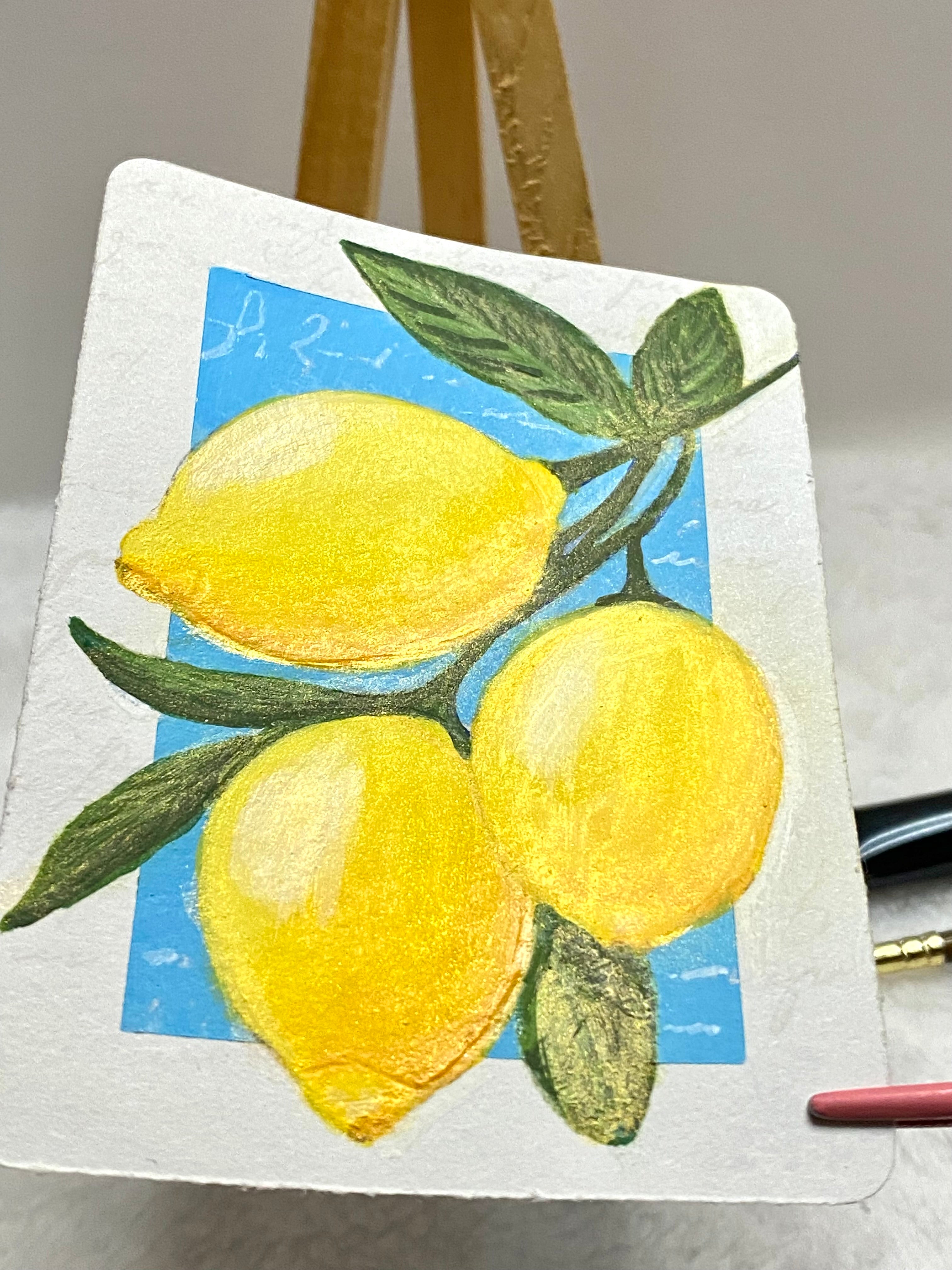 3 Lemons ACEO