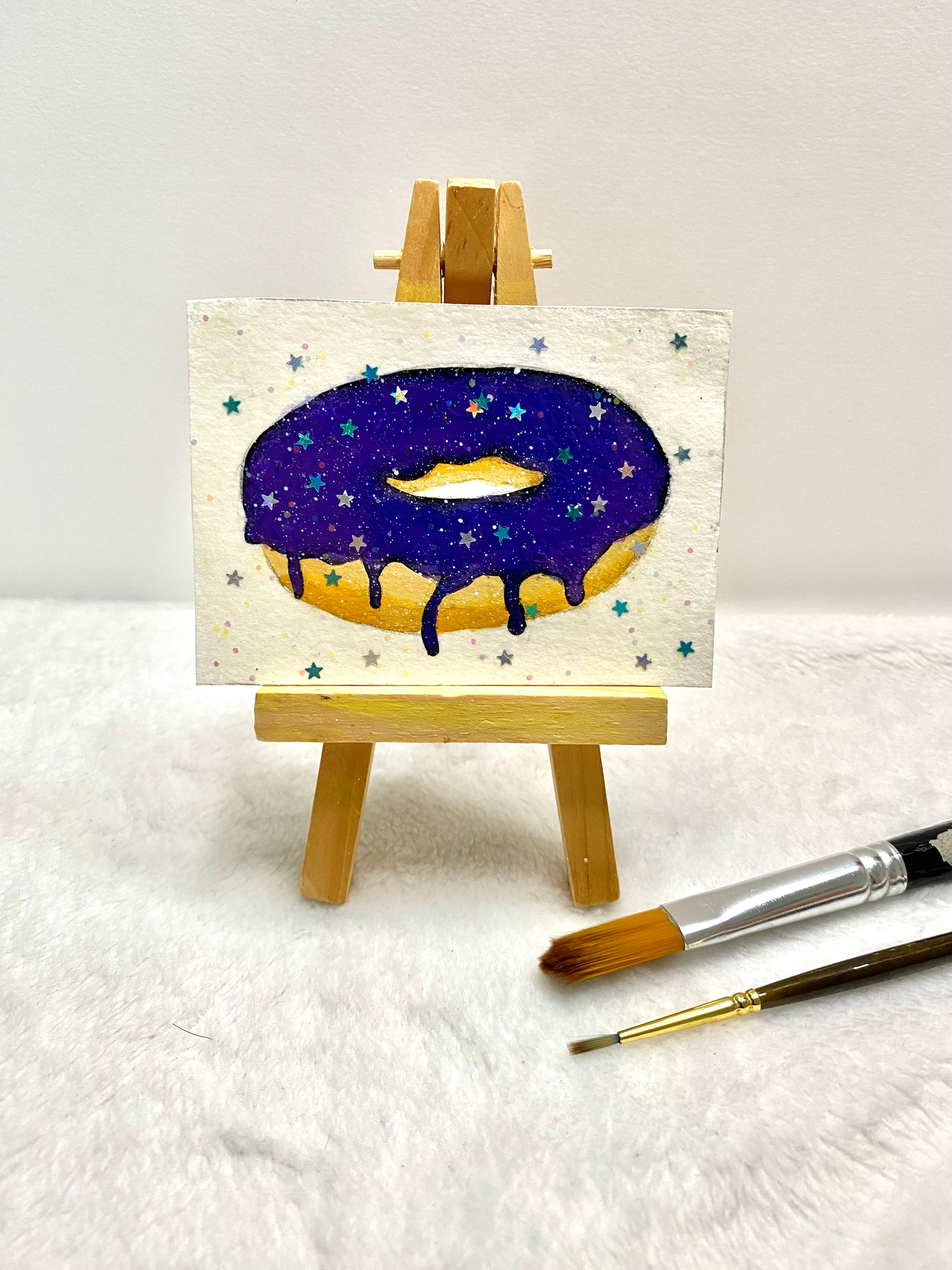 Galaxy Donut ACEO