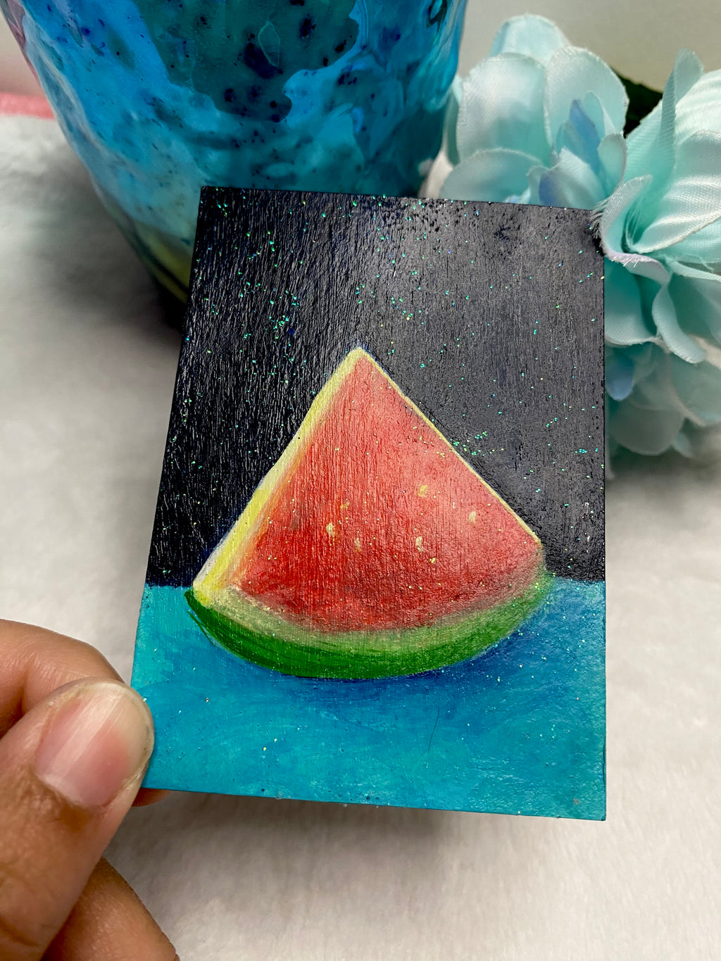 Watermelon Slice ACEO