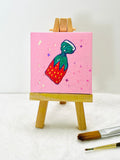 Strawberry Bon Bon Mini Canvas