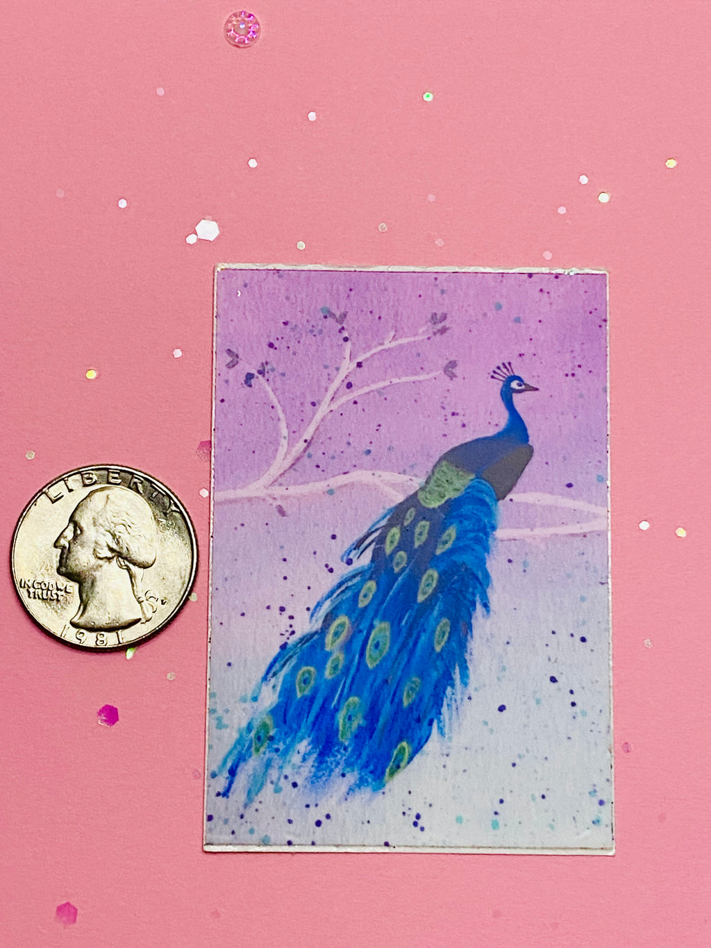 Peacock Sticker