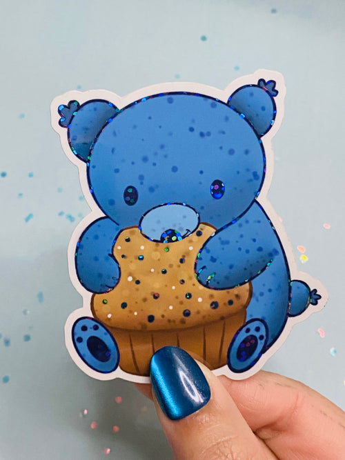 Blueberry Bear Sticker