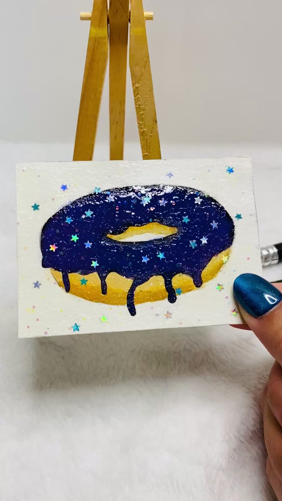 Galaxy Donut ACEO